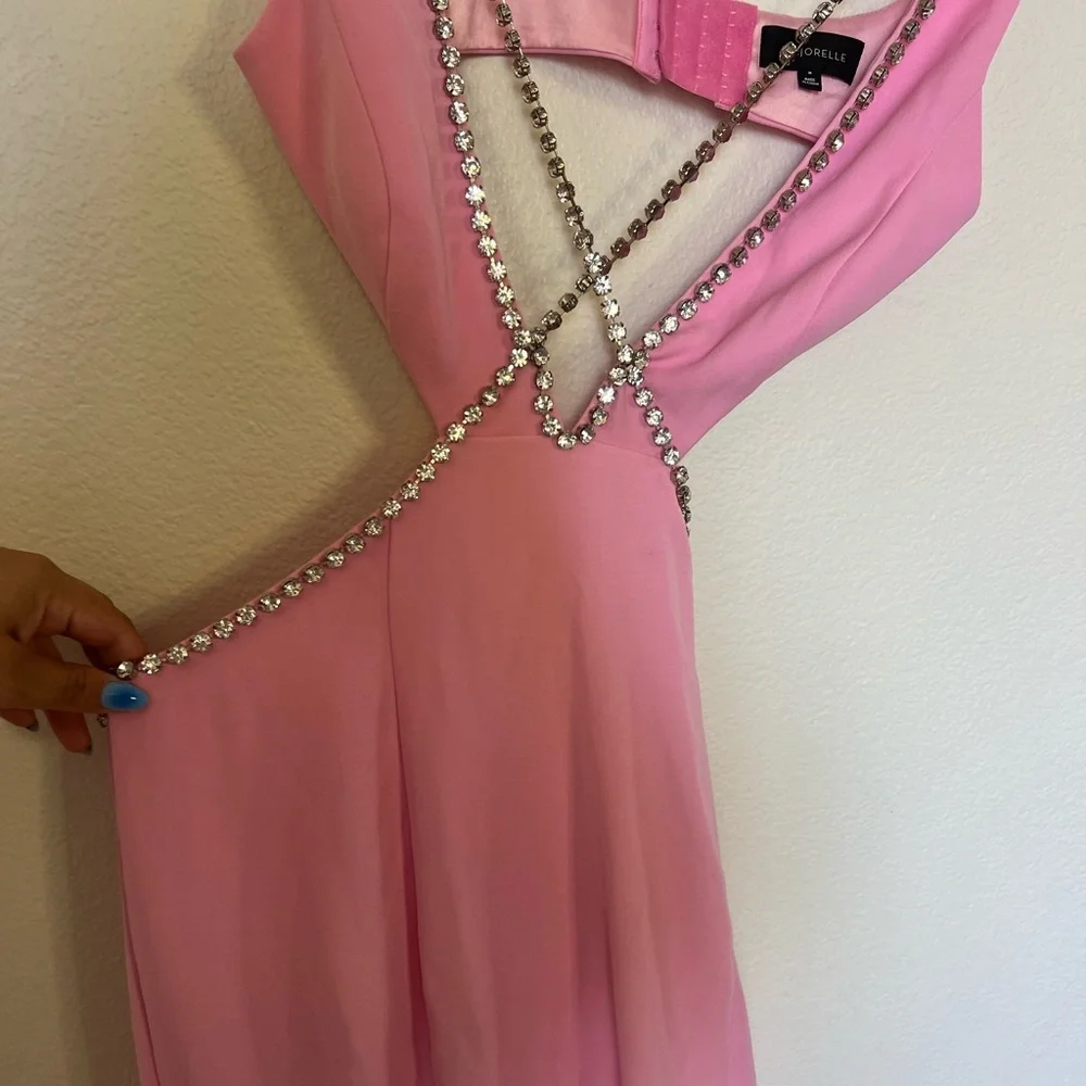 Majorelle Matteson Maxi Backless Dress in Bubblegum Pink - Picture 7 of 8